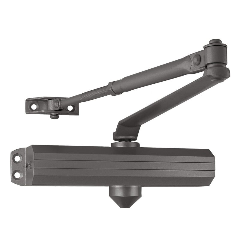 Lawrence Medium/Heavy Duty Door Closer Commercial Grade 1 - Surface-Mounted Commercial Automatic Door Closer with Adjustable 6-Speed Control and 3 Valves - Embassy Series LH5016 - Image 1